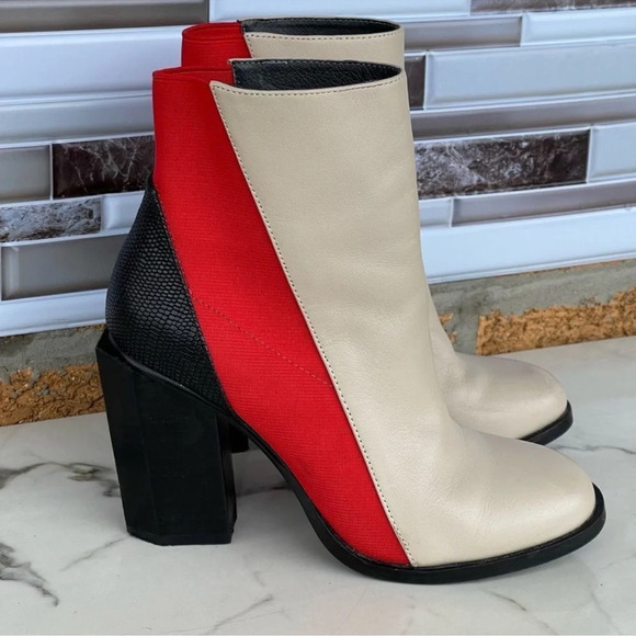 UNITED NUDE Tetra Mist/Hot Red/Black boots size 37/6.5 - Picture 1 of 8